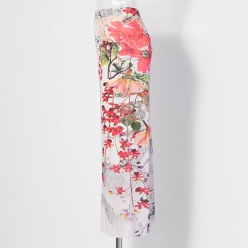 【COMING SOON】Dali marble flower print net スカート 詳細画像