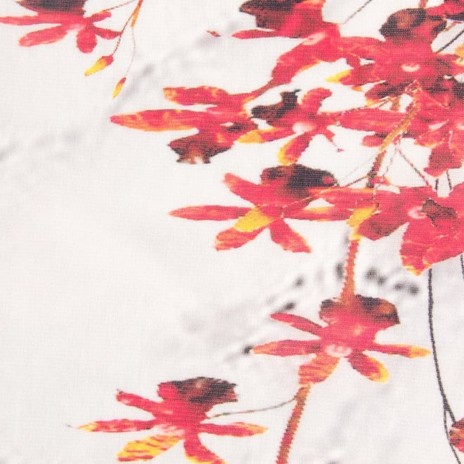 【COMING SOON】Dali marble flower print net スカート 詳細画像 白系マルチ 6