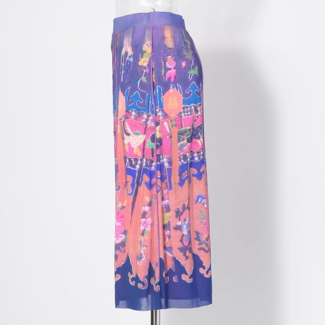 【COMING SOON】Baby carrier print net スカート 詳細画像 ブルー系マルチ 2