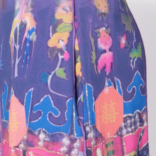 Baby carrier print net スカート 詳細画像 ブルー系マルチ 9