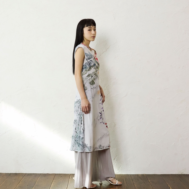 Solid net パンツ 詳細画像 ライトグレー 8