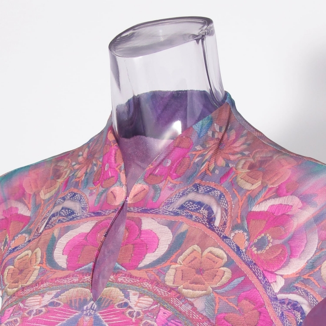 Baby carrier print net ドレス 詳細画像 ブルー系マルチ 8