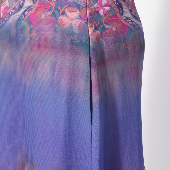 Baby carrier print net ドレス 詳細画像 ブルー系マルチ 9