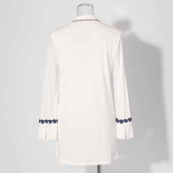 【COMING SOON】Solid net w/miao circle lace ブラウス 詳細画像