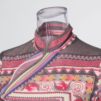 【COMING SOON】Yunnan carpet print on net ブラウス 詳細画像