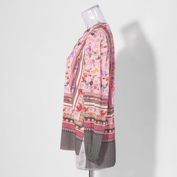 【COMING SOON】Yunnan carpet print on net ブラウス 詳細画像