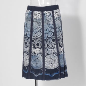 【COMING SOON】Miao circle print on net スカート