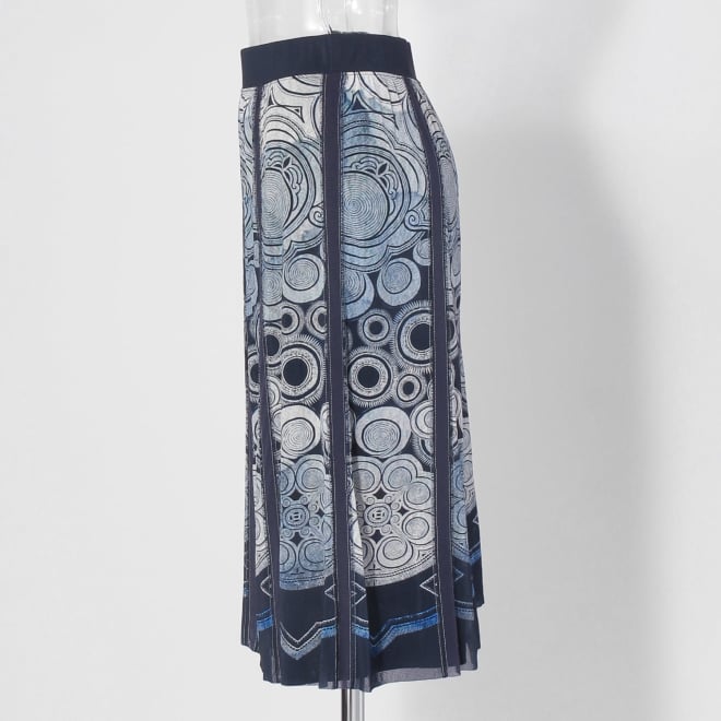 【COMING SOON】Miao circle print on net スカート 詳細画像 ブルー系マルチ 2