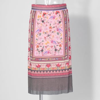 【COMING SOON】Yunnan carpet print on net スカート