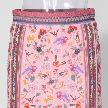 Yunnan carpet print on net スカート 詳細画像