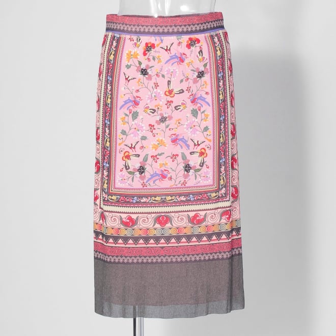 【COMING SOON】Yunnan carpet print on net スカート