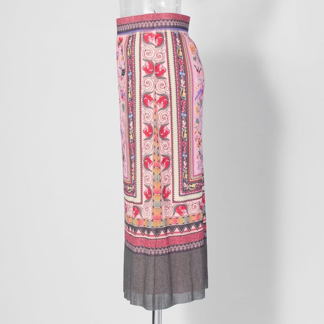 【COMING SOON】Yunnan carpet print on net スカート 詳細画像 ピンク系マルチ 2