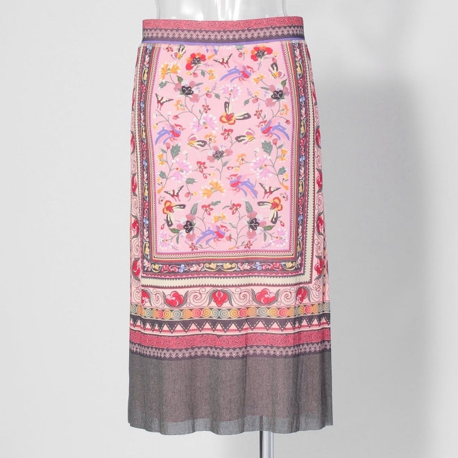 Yunnan carpet print on net スカート 詳細画像 ピンク系マルチ 7