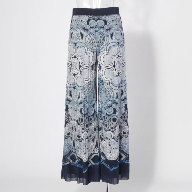 【COMING SOON】Miao circle print on net パンツ 詳細画像 ブルー系マルチ 3