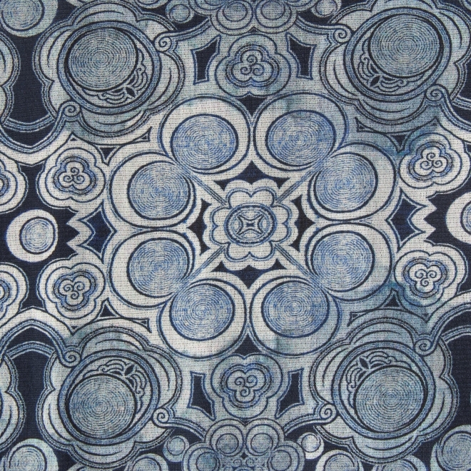 Miao circle print on net ドレス 詳細画像 ブルー系マルチ 10