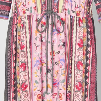 【COMING SOON】Yunnan carpet print on net ドレス 詳細画像