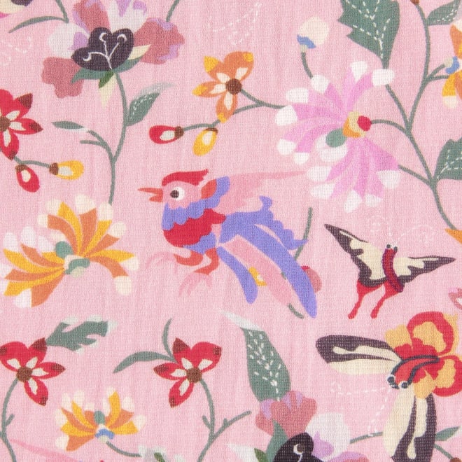 【COMING SOON】Yunnan carpet print on net ドレス 詳細画像 ピンク系マルチ 6