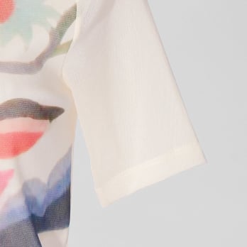 Goldfish floral art netting ブラウス 詳細画像