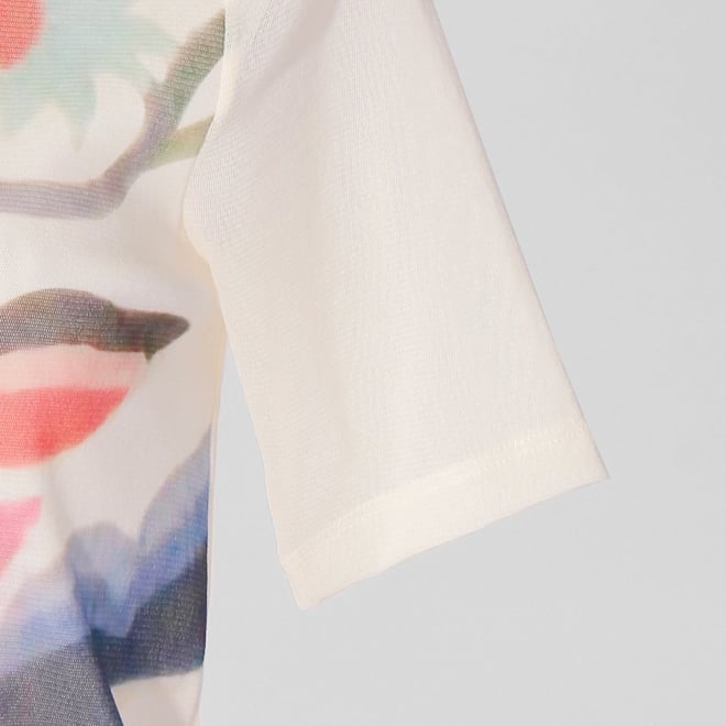Goldfish floral art netting ブラウス 詳細画像 白系マルチ 5