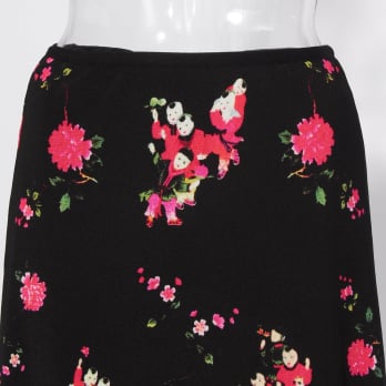 【COMING SOON】Peach baby print on stretch netting スカート 詳細画像