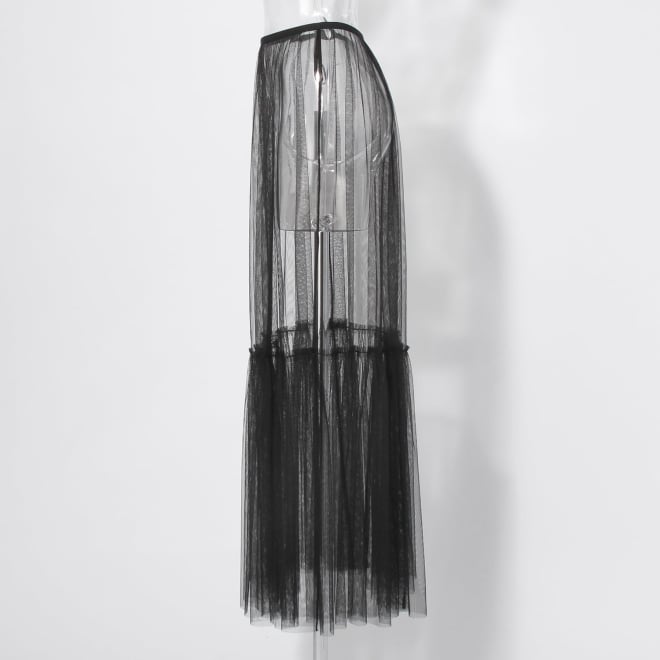 Sheer rigit net スカート 詳細画像 ブラック 2