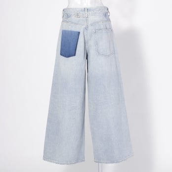 【COMING SOON】〈Healthy DENIM〉&times;〈RDG〉【Rigel】Vintage wide denim パンツ 詳細画像