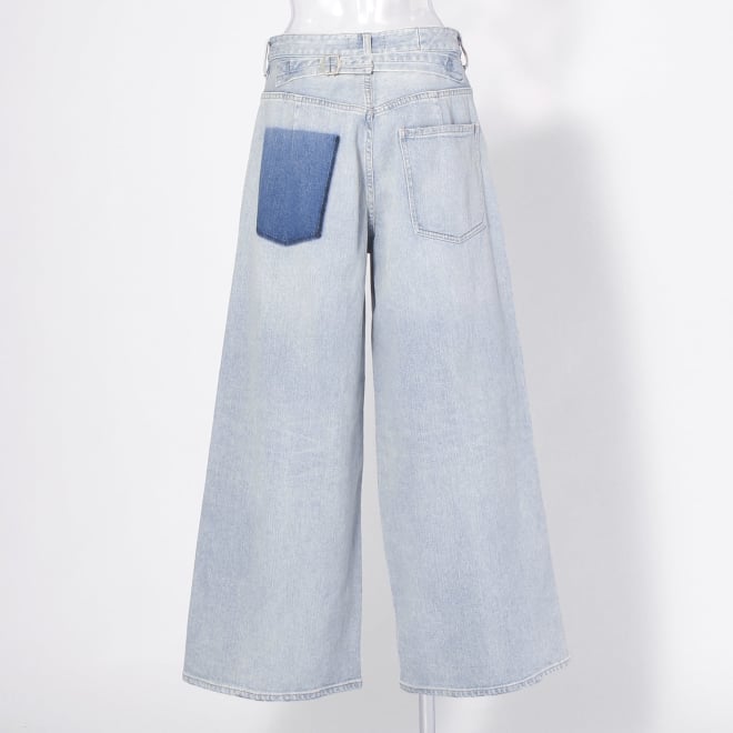 【COMING SOON】〈Healthy DENIM〉&times;〈RDG〉【Rigel】Vintage wide denim パンツ 詳細画像 ライトブルー 3