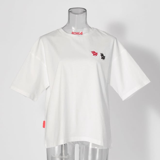 【COMING SOON】〈RDG〉ダブルワッペンTシャツ 詳細画像 ホワイト 1