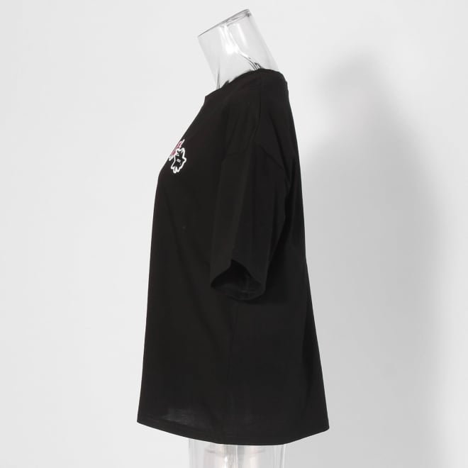 【COMING SOON】〈RDG〉ダブルワッペンTシャツ 詳細画像 ブラック 2