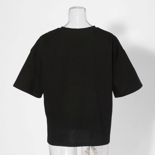 【COMING SOON】〈RDG〉ダブルワッペンTシャツ 詳細画像 ブラック 3