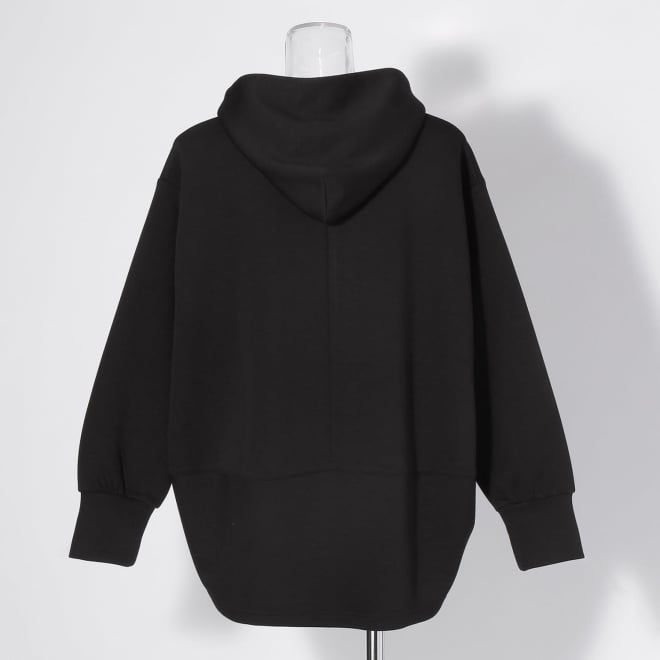 【COMING SOON】〈RDG〉シルキーダンボールコクーンパーカー 詳細画像 ブラック 3