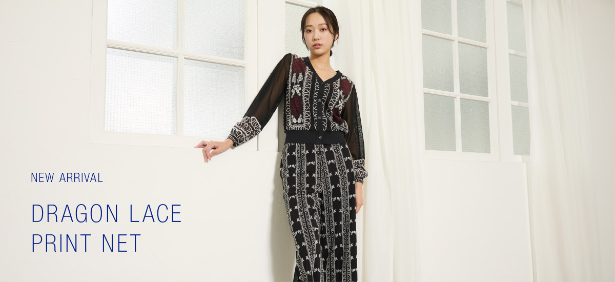 DRAGON LACE PRINT