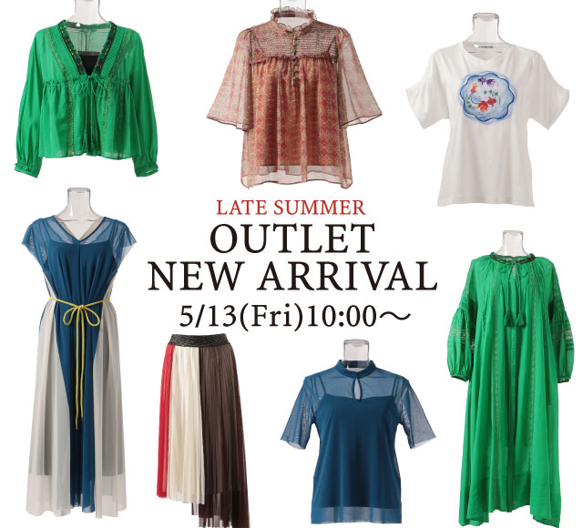 『LATE SUMMER』OUTLET NEW ARRIVAL