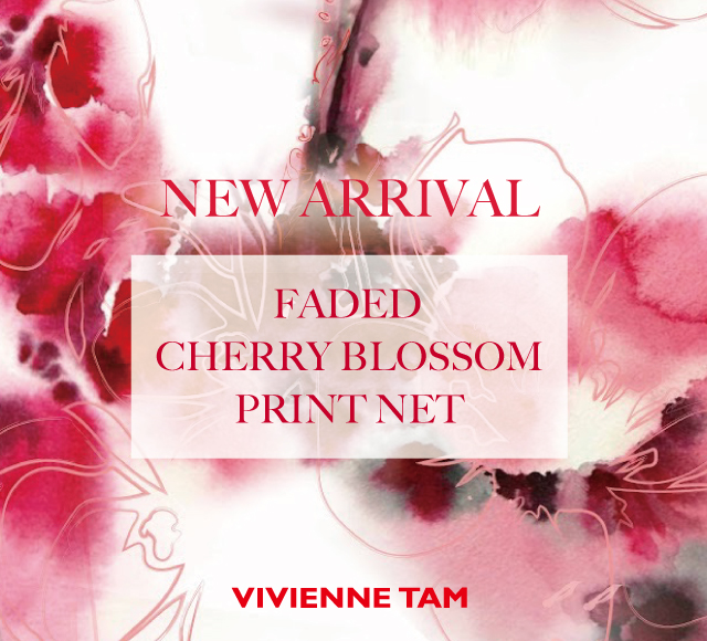 FADED CHERRY BLOSSOM PRINT NET