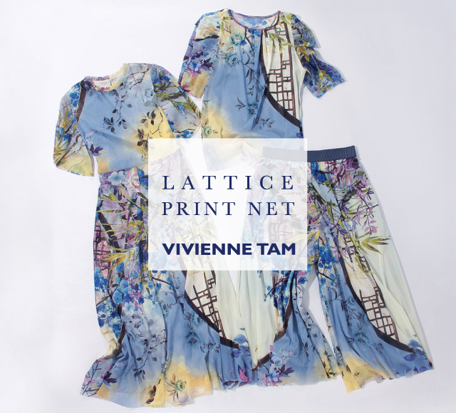 新作 LATTICE PRINT NET